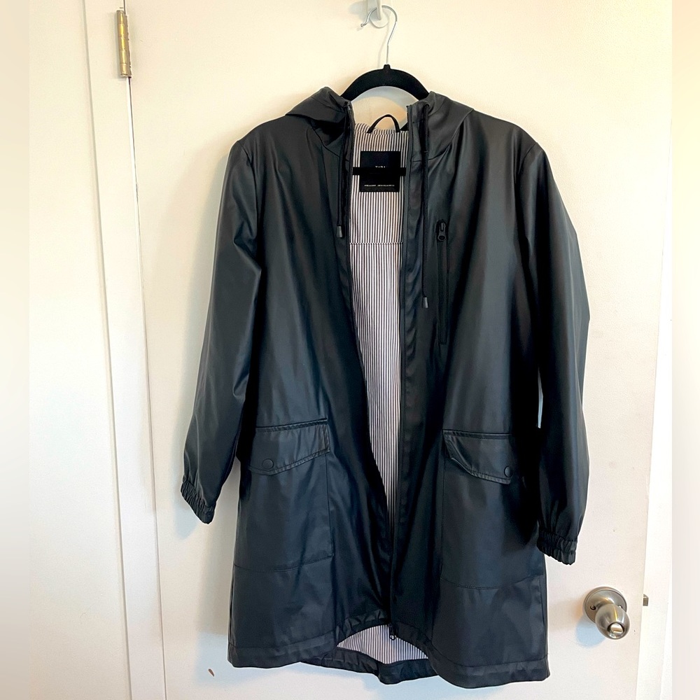 Black Zara Raincoat